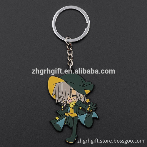 Hot Sale Promotional Gifts Keyring Soft PVC Rubber Custom Keyring Keychain